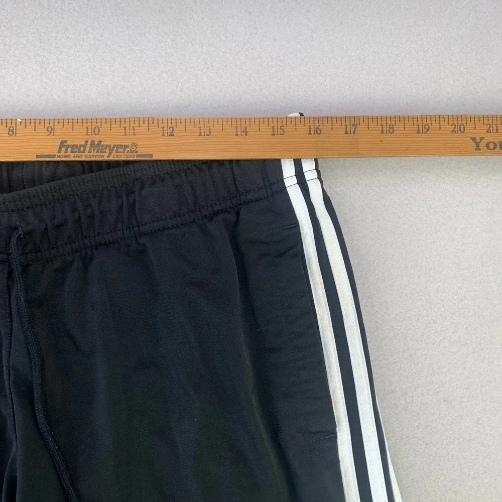 adidas Track Pants Mens XL Black Classic 3-Stripe Athletic Sweatpants‎ Jersey